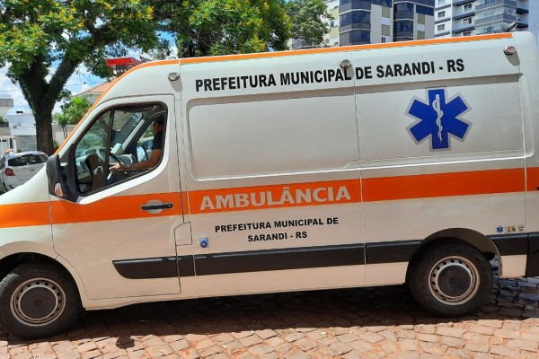 Mais uma ambulância é adquirida pela Administração Pública de Sarandi