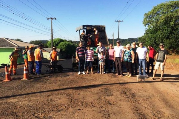 Prefeitura inicia obras de Pavimentação Asfáltica nas Ruas Barão do Rio Branco e Pietro Cescon